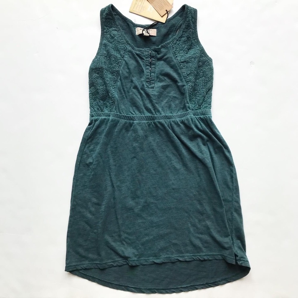 triple five soul NWT green dress S(6-7Y)